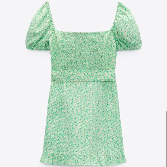 Zara Floral Mini Dress - Picture 2 of 4